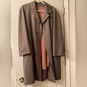 Vintage Alligator Gold Label with removable Alligator Wool Warmer Coat-XL(44)